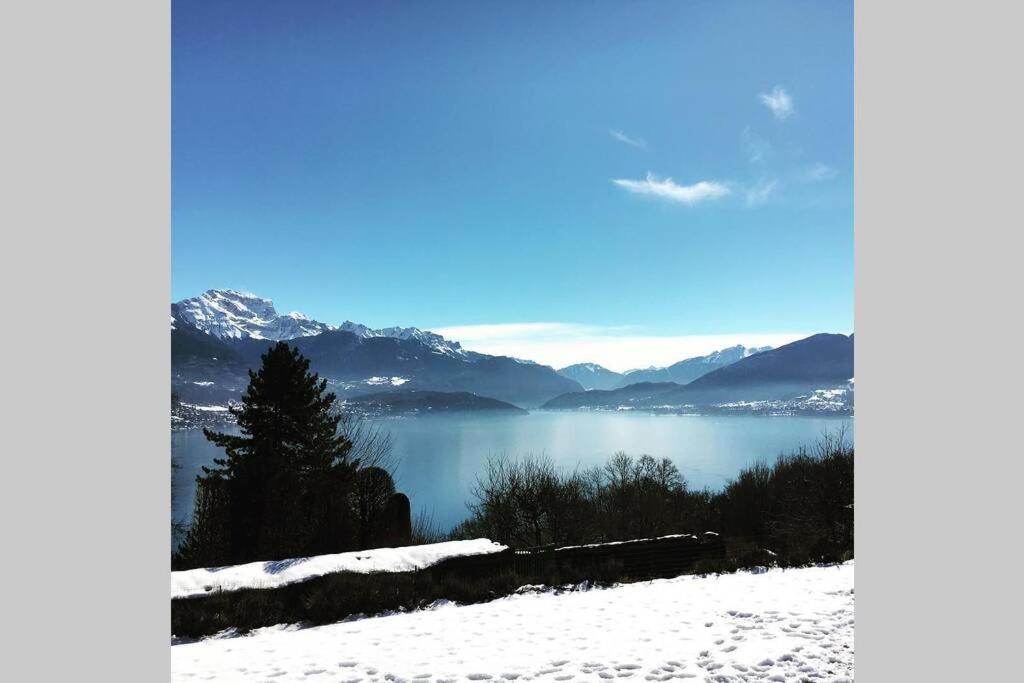 Apt Calme Vue Lac - 2 Chambres - Sauna Annecy Bagian luar foto