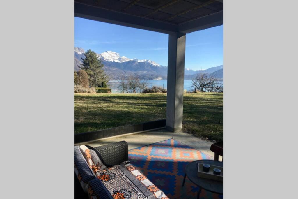 Apt Calme Vue Lac - 2 Chambres - Sauna Annecy Bagian luar foto